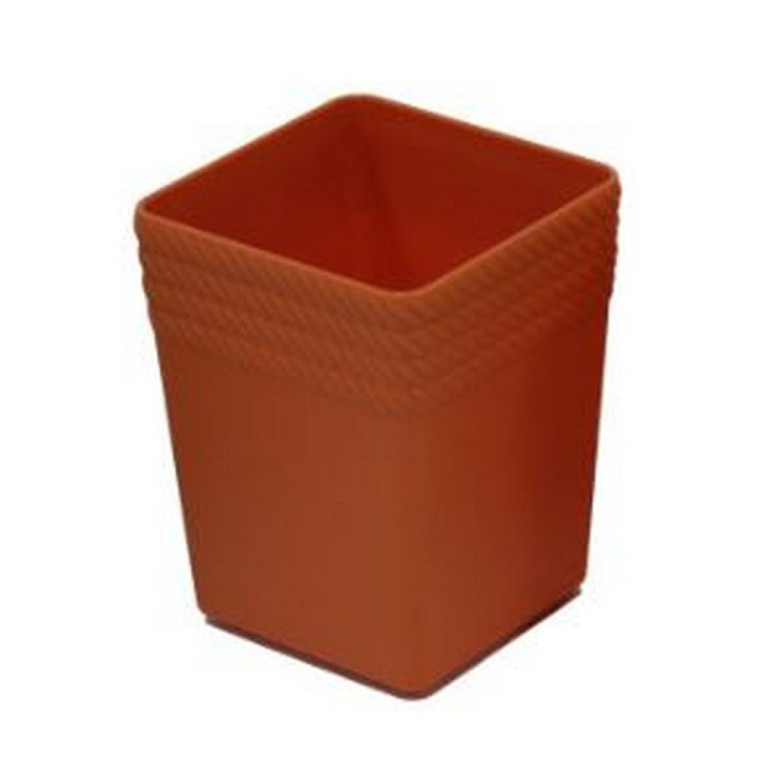 Подставка пластиковая для ручек 230 мл оранжевый Baizheng (1/120)
