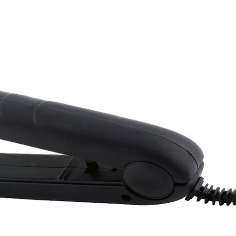 Изображение Щипцы-гофре для волос 30 Вт пластины 33*80 мм металл черный Maxtronic (1/50)