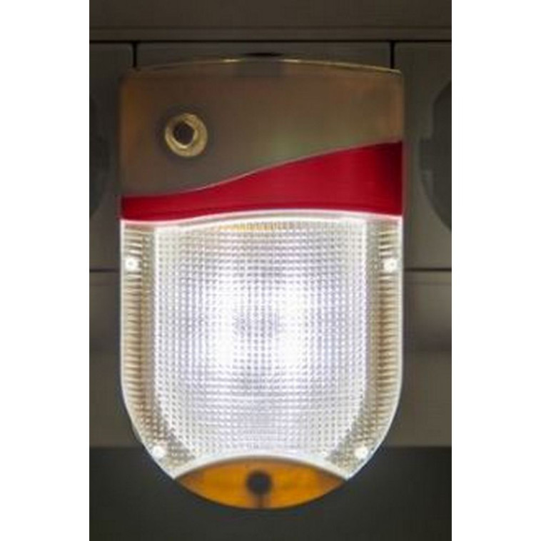 Ночник светильник 8,5*5,5 см 1 Вт 4 led  датчик освещенности  красный EN-NL-3 Energy (1/240)