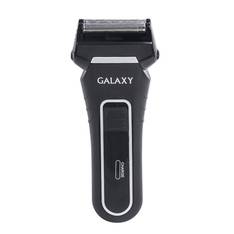 Бритва аккумуляторная 2 ножа-сетки индикатор заряда черный Galaxy (1/24)