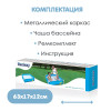 Мини фотография Бассейн каркасный 122*122*30,5 см 365 л BestWay (1/3)