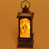 Мини фотография Светильник светодиодный 12,5*5,5*5,5 см Фонарь со сказочной снегурочкой бронза (1/240)