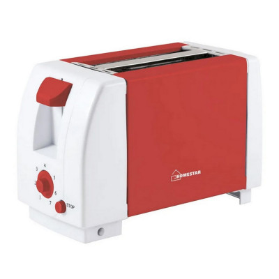 Тостер 750 Вт 2 широких слота для хлеба 7 режимов кнопка отмены поддон коралл HS-2002 HomeStar
