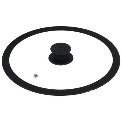 Крышка стеклянная 26 см стекло с силикон обод CAPPELLO-C Mallony