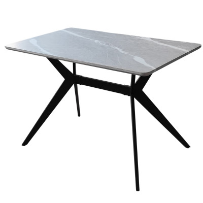 Стол ЛДСП кухонный 120*70 см прямоугольный ножки металл BZ-5069Y 5 частей Baizheng Стол ЛДСП кухонный 120*70 см прямоугольный ножки металл BZ-5069Y 5 частей Baizheng