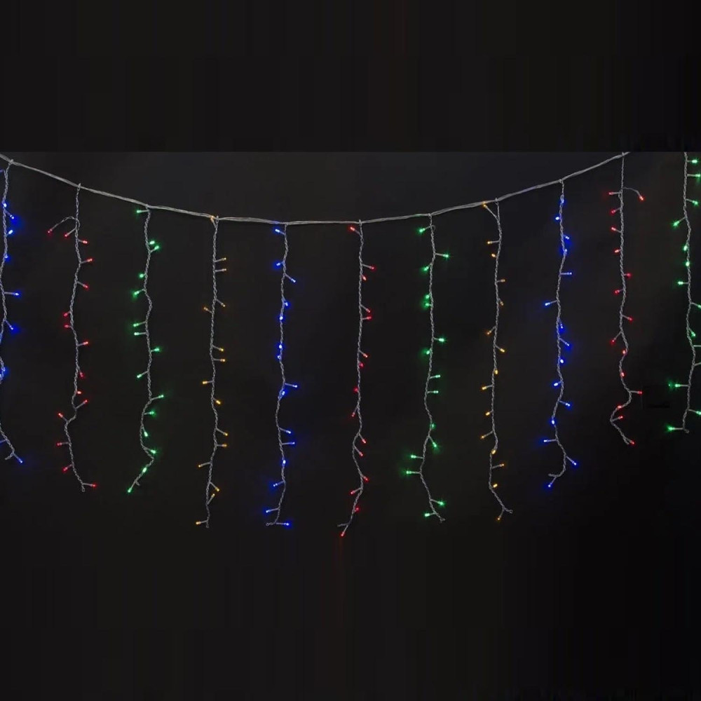 Гирлянда светодиодная  2,2*1,5 м 240 led 230 Вт дождь Curtain многоцвет Волшебная страна