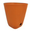 Мини фото Горшок пластиковый  15 л поддон прикорневой полив карамель Гранд Альт-Пласт