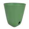 Мини фото Горшок пластиковый  15 л поддон прикорневой полив олива Гранд Альт-Пласт