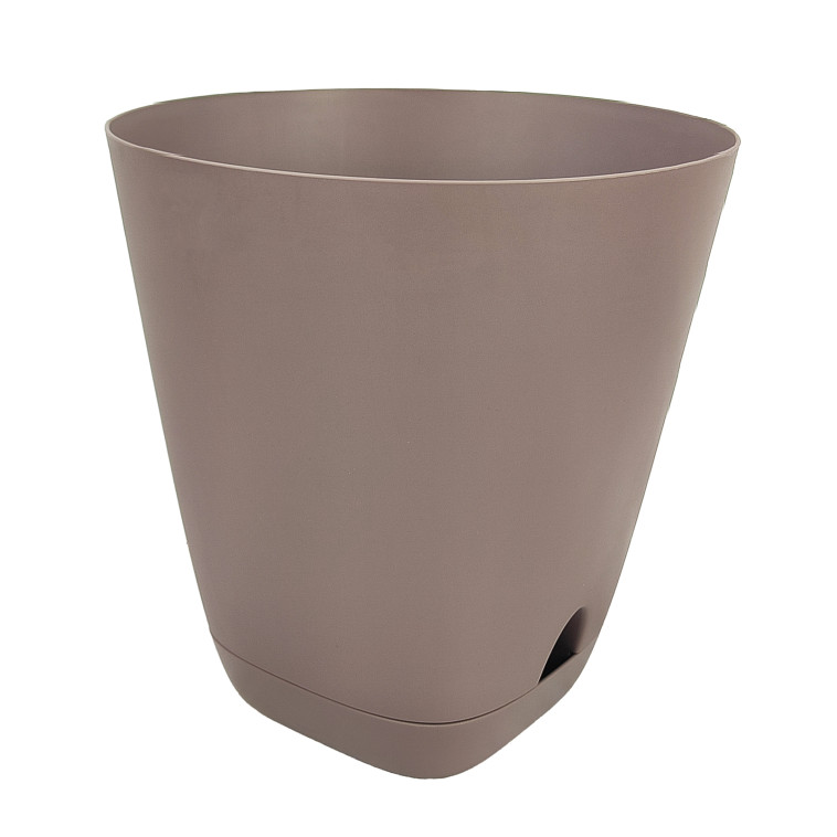 Горшок пластиковый  15 л поддон прикорневой полив ежевика Гранд Альт-Пласт