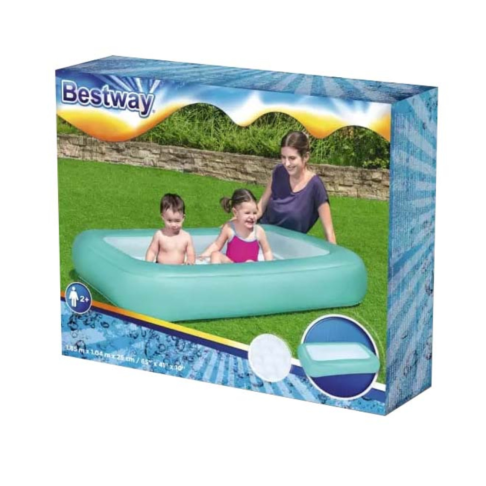 Бассейн надувной 165х104х25 см 102 л микс BestWay