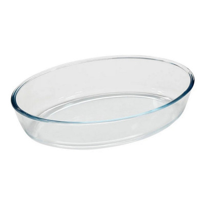 Блюдо стеклянное для запекания 700 мл овальное Cristallino Mallony