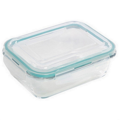 Контейнер стеклянный 370 мл прямоугольный пласт крышка Diafano Mallony Контейнер стеклянный 370 мл прямоугольный пласт крышка Diafano Mallony