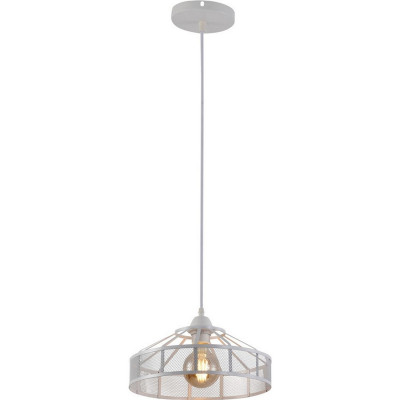 Люстра кухонная 1 плафон 30*100 см Е27 60Вт 4м2 плафон металл белый Baizheng