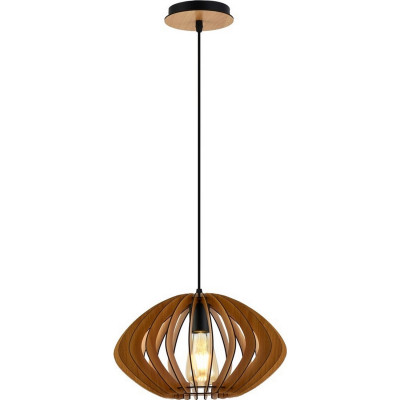 Люстра кухонная 1 плафон 35*35*100 см Е27 60Вт 4м2 плафон дерево Baizheng