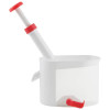 Мини фото Косточковыдавливатель пластик 28*24*11 см пласт ручка белый Oliva Mallony