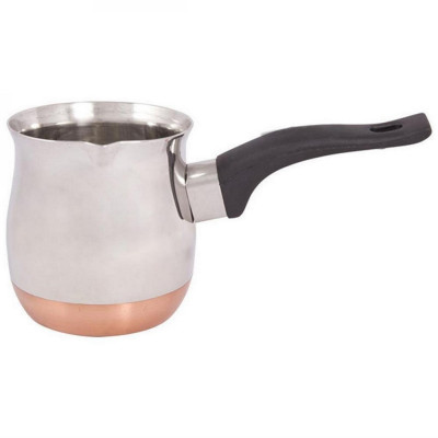 Кофеварка стальная 650 мл с медным дном бакелит ручка CW-650C Mallony