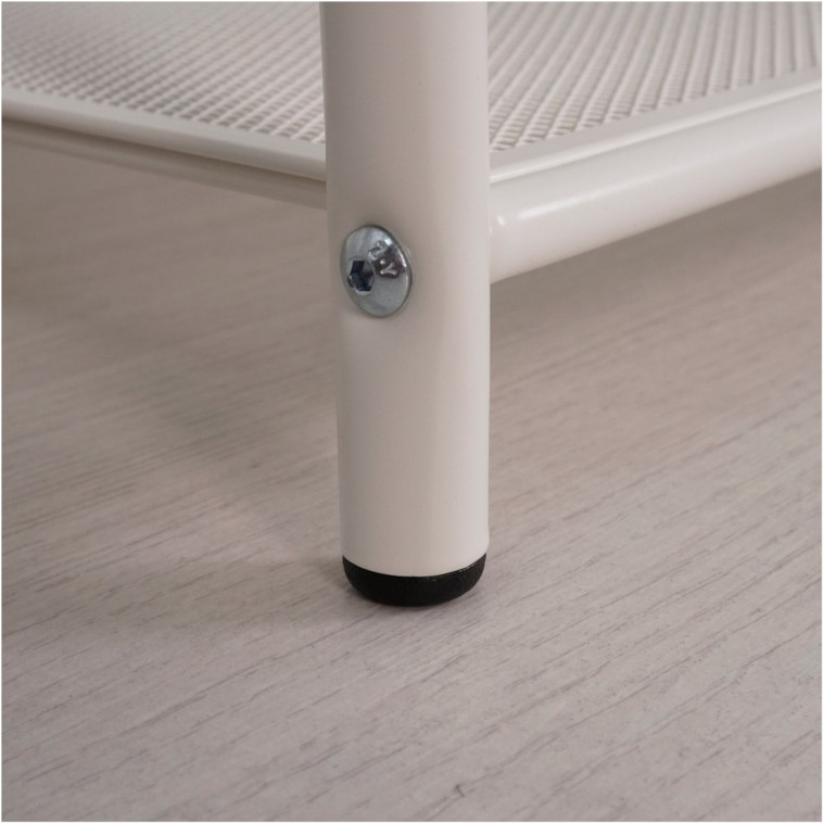 Рисунок Подставка металлическая для обуви 3-х ярусная 65х30х50 сиденье нубук ящик черный Гранада 23В ЗМИ