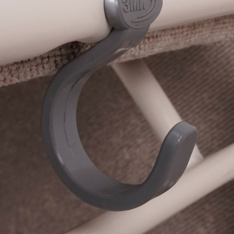 Картинка Подставка металлическая для обуви 3-х ярусная 45х30х50 см сиденье ящик черный Гранада 13В ЗМИ