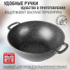 Миниатюра Казан алюминиевый  4 л 28х10 см стекл крышка под упак Гранит Горница