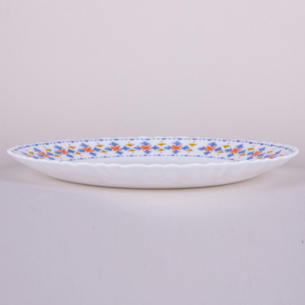 Тарелка стеклокерамическая обеденная 24 см Turkish Tile Коралл