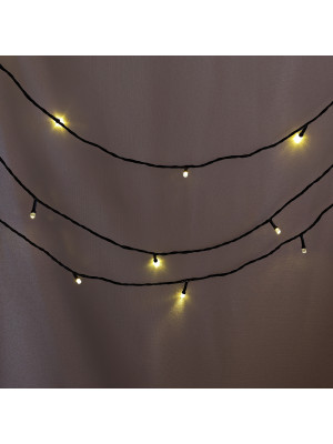 Гирлянда светодиодная 50 м 240 Led уличная нить 8 режимов желтый NP-3436 Baizheng