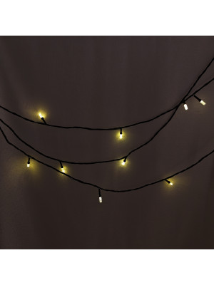 Гирлянда светодиодная 50 м 240 Led уличная нить 8 режимов желтый NP-3438 Baizheng