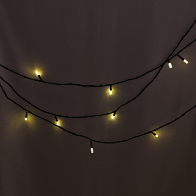 Гирлянда светодиодная 50 м 240 Led уличная нить 8 режимов желтый NP-3438 Baizheng