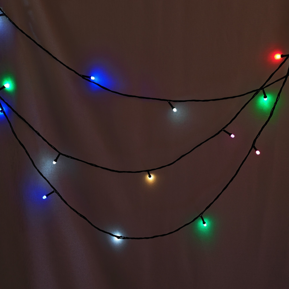 Гирлянда светодиодная 100 м 480 Led уличная нить 8 режимов мультицвет NP-3439 Baizheng