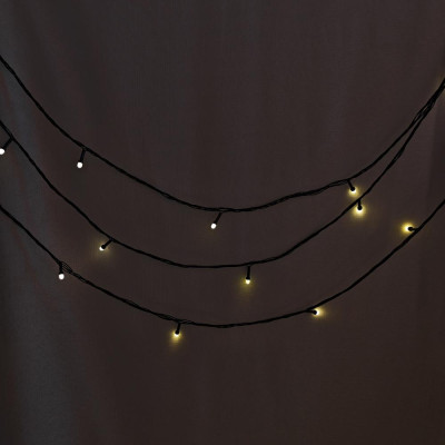 Гирлянда светодиодная 100 м 480 Led уличная нить 8 режимов желтый NP-3440 Baizheng