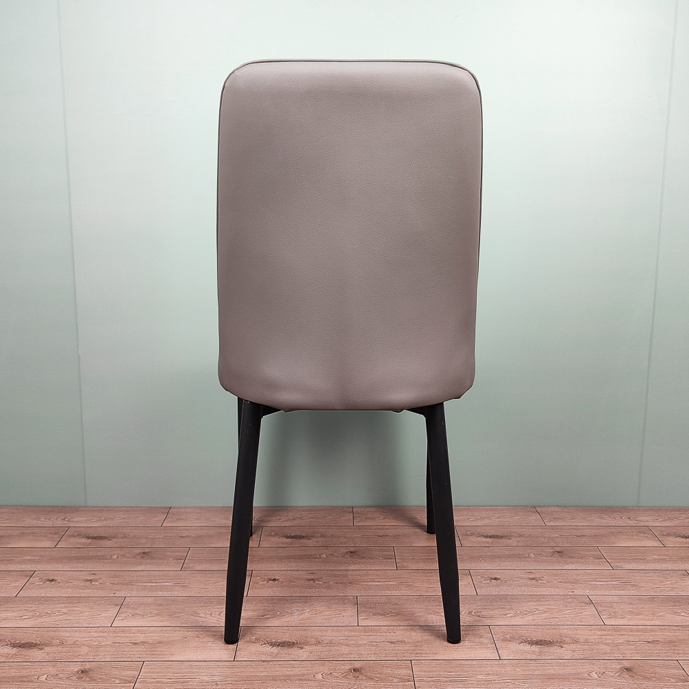 Стул металлический Baizheng 87×53×45 см, искусственная кожа, серый, до 150 кг