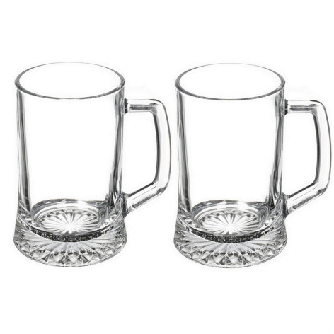Кружка стеклянная пивная 670 мл 2 пр PUB Pasabahce