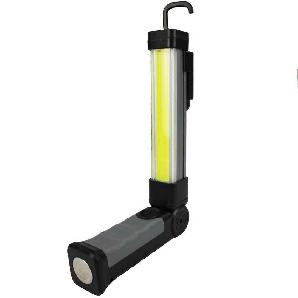 Фонарь ручной  1 led с крючком аккумуляторная батарея RG-821 Baizheng