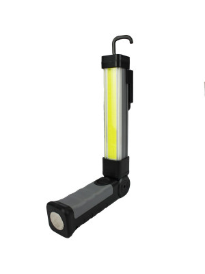 Фонарь ручной  1 led с крючком аккумуляторная батарея RG-821 Baizheng