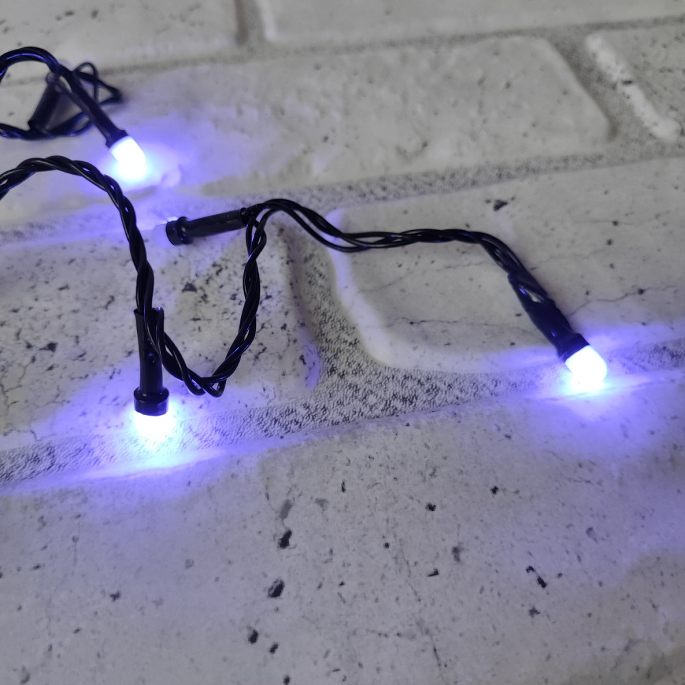 Гирлянда светодиодная 4,7 м 100 led нить синий XHP-14-X