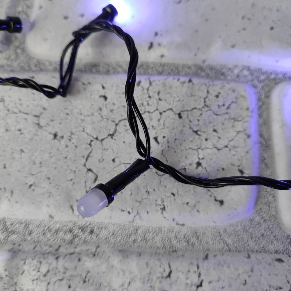 Гирлянда светодиодная 4,7 м 100 led нить синий XHP-14-X