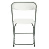Мини фотография Стул пластиковый складной 44*44*80 см каркас металл до 120 кг белый Baizheng