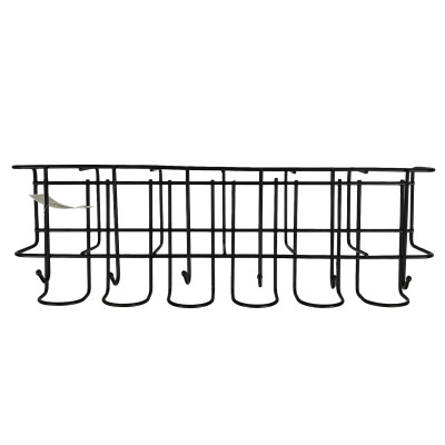 Органайзер металлический для зонтов 39*10*13,5 см черный Baizheng