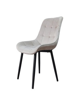 Стул металлический Baizheng 88×40×50 см, текстиль, бежевый, до 150 кг Стул металлический Baizheng 88×40×50 см, текстиль, бежевый, до 150 кг