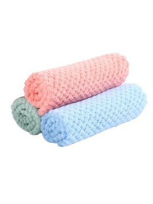Салфетка микрофибра для сухой уборки 3 шт 30х30 см заг-заг микс BZ02-0019 Baizheng Салфетка микрофибра для сухой уборки 3 шт 30х30 см заг-заг микс BZ02-0019 Baizheng