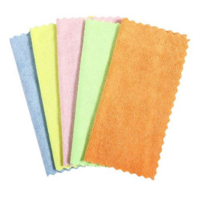 Салфетка микрофибра для сухой уборки 5 шт 30х30 см волнистый край микс BZ02-0011 Baizheng Салфетка микрофибра для сухой уборки 5 шт 30х30 см волнистый край микс BZ02-0011 Baizheng