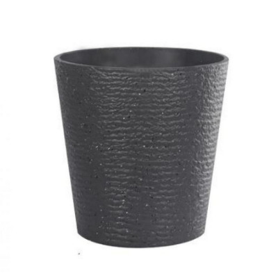 Горшок пластиковый 4,1 л 20*18*17 см черный Baizheng