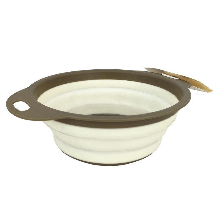 Дуршлаг силиконовый 24х29.5х3.5 см складной с ручками Baizheng