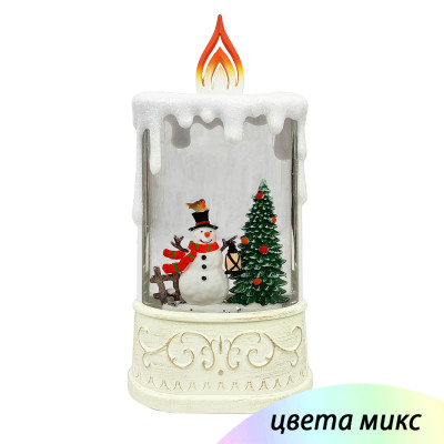 Светильник светодиодный 21*11*7 см музыкальный Свеча ассорти NP-8053 Fex Светильник светодиодный 21*11*7 см музыкальный Свеча ассорти NP-8053 Fex