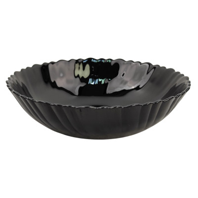 Миска стеклокерамическая суповая18 см 700 мл Черная волна МФК