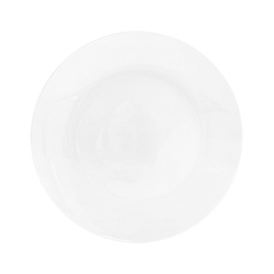 Тарелка фарфоровая десертная 19 см белая МФК