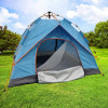Миниатюра Палатка 4-х местная 210х200х135 см автоматическая голубой Baizheng
