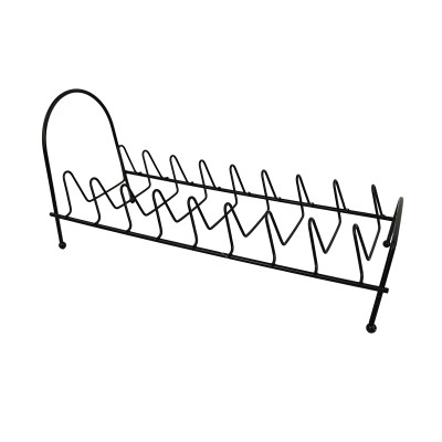 Сушилка металлическая для посуды 34*17*16 см 9 секций черный KD-09 Baizheng