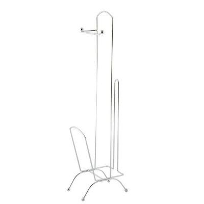 Стойка металлическая 15,8х18,2х66 см для туалетной бумаги напольная CHR-483 Рыжий кот