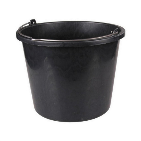 Ведро пластиковое 20 л строительное металлическая ручка микс Эконом Альтернатива