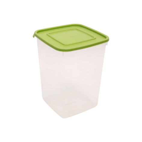 Контейнер пластиковый 2,4 л 143х143х187 мм высокий Каскад квадро Полимербыт